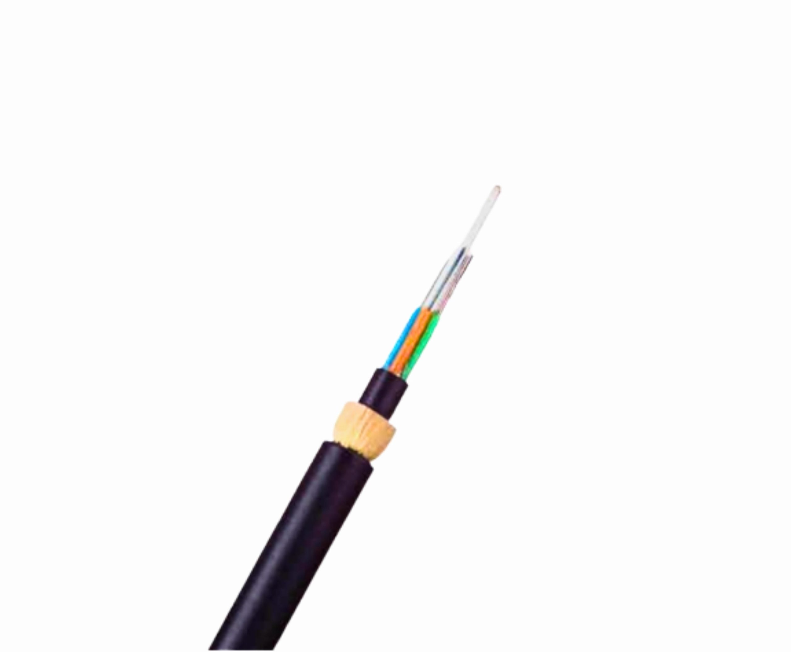 Cable de fibra óptica exterior blindado OM3 de 12 hilos EMKITS para telecomunicaciones y redes de alta velocidad