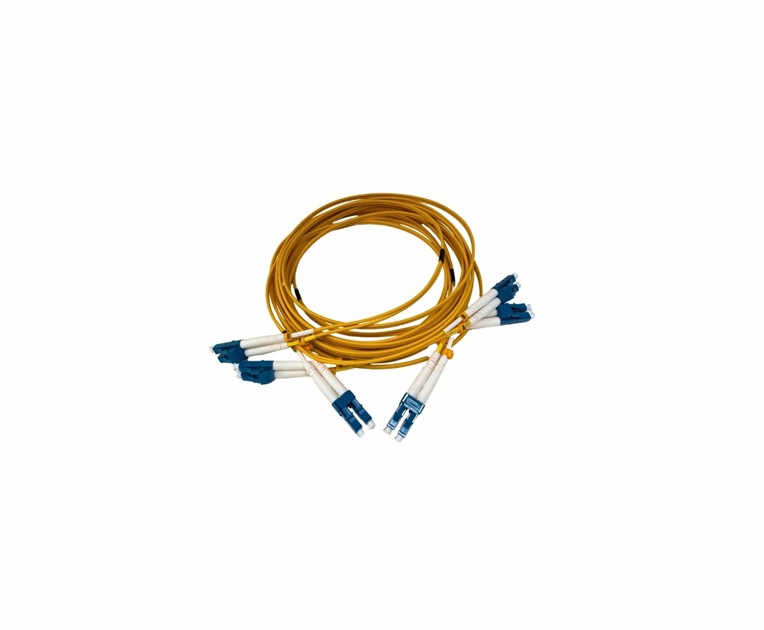 Patch Cord Fibra Óptica Dúplex Monomodo OS2 2m LSZH EMKITS