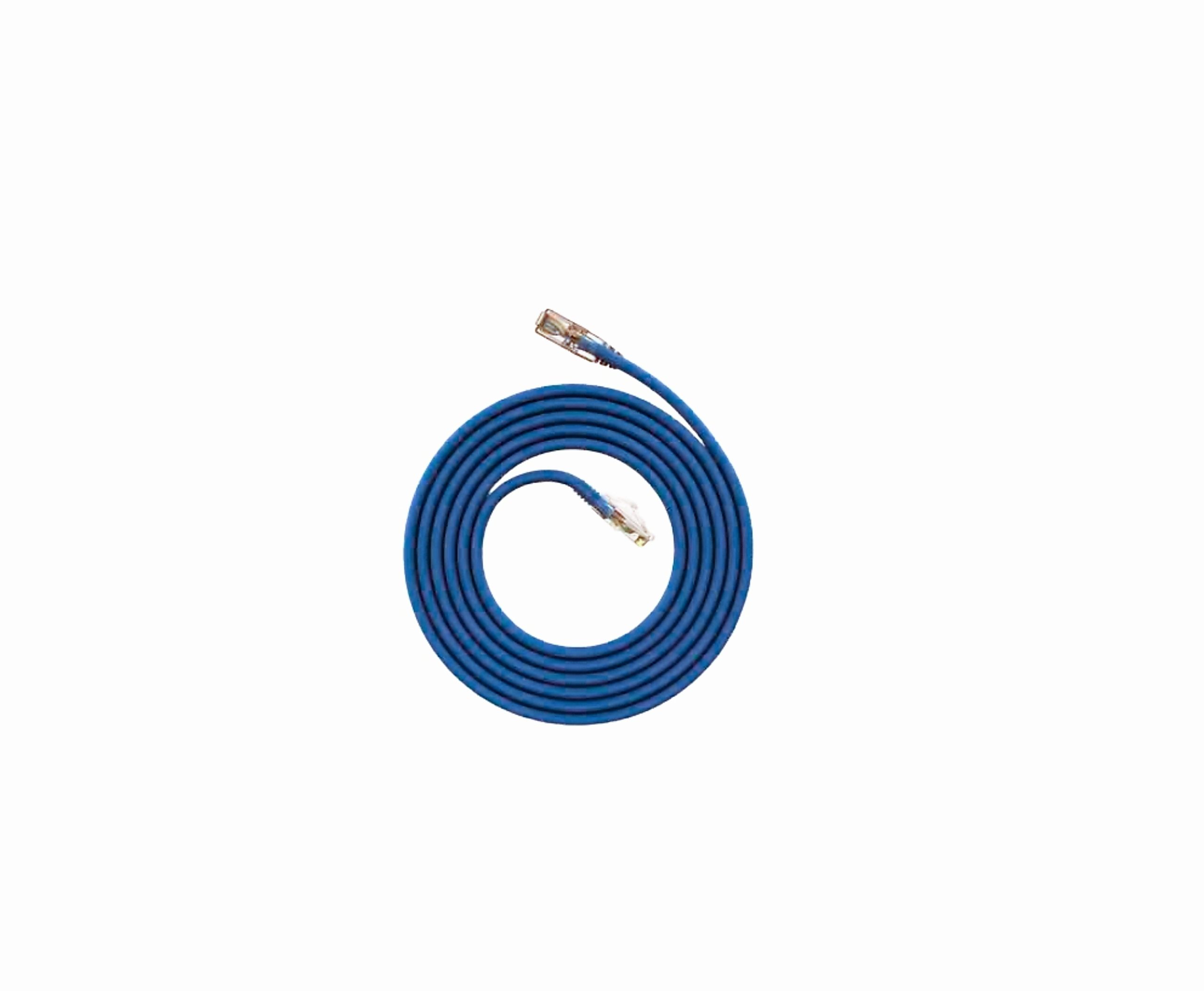 Patch Cord U/FTP Cat6A LSZH azul de 1 metro EMKITS para redes 10 Gigabit y cableado estructurado